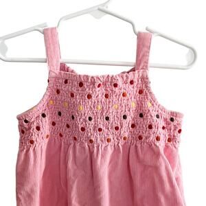 Gymboree Baby Girl Pink Corduroy Romper 18mo